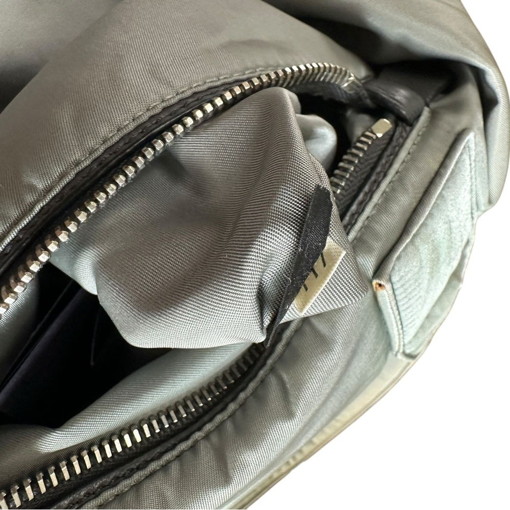 Prada Gray Messenger Bag with Adjustable Strap - Picture 6 of 14